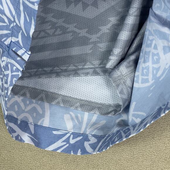 Chubbies‎ Swim Trunk Mens XXL Blue Pineapple Print Lined Drawstring Waist 5.5" - Picture 10 of 14
